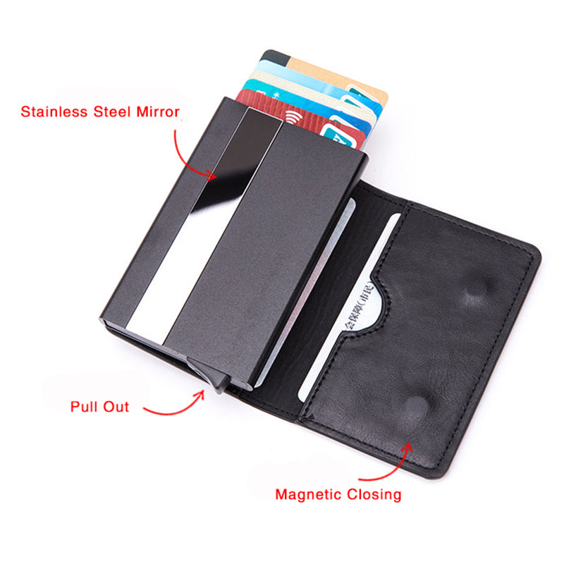 ZOVYVOL Smart Wallet anti-RFID – porte-cartes aluminium compact
