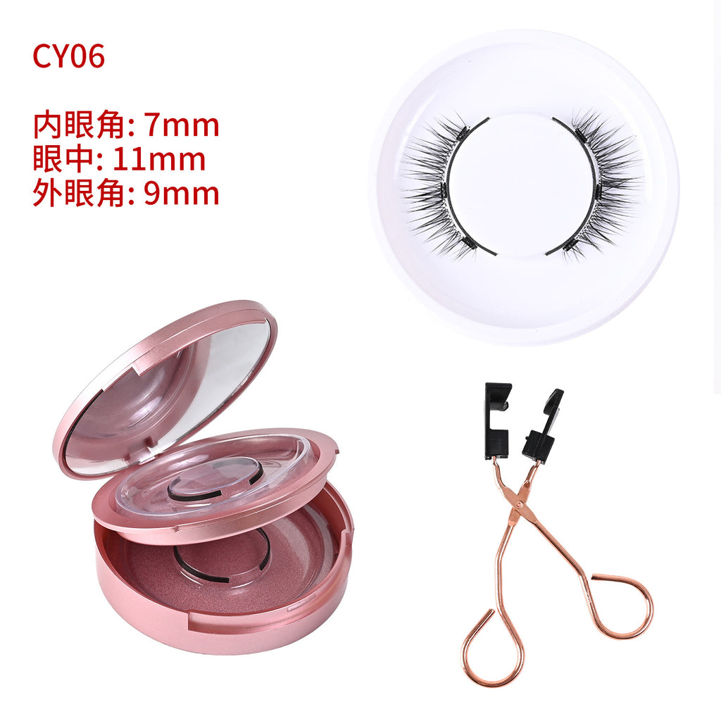 Trio of Magnetic False Eyelashes Without Glue – Natural, Long-Lasting, Reusable