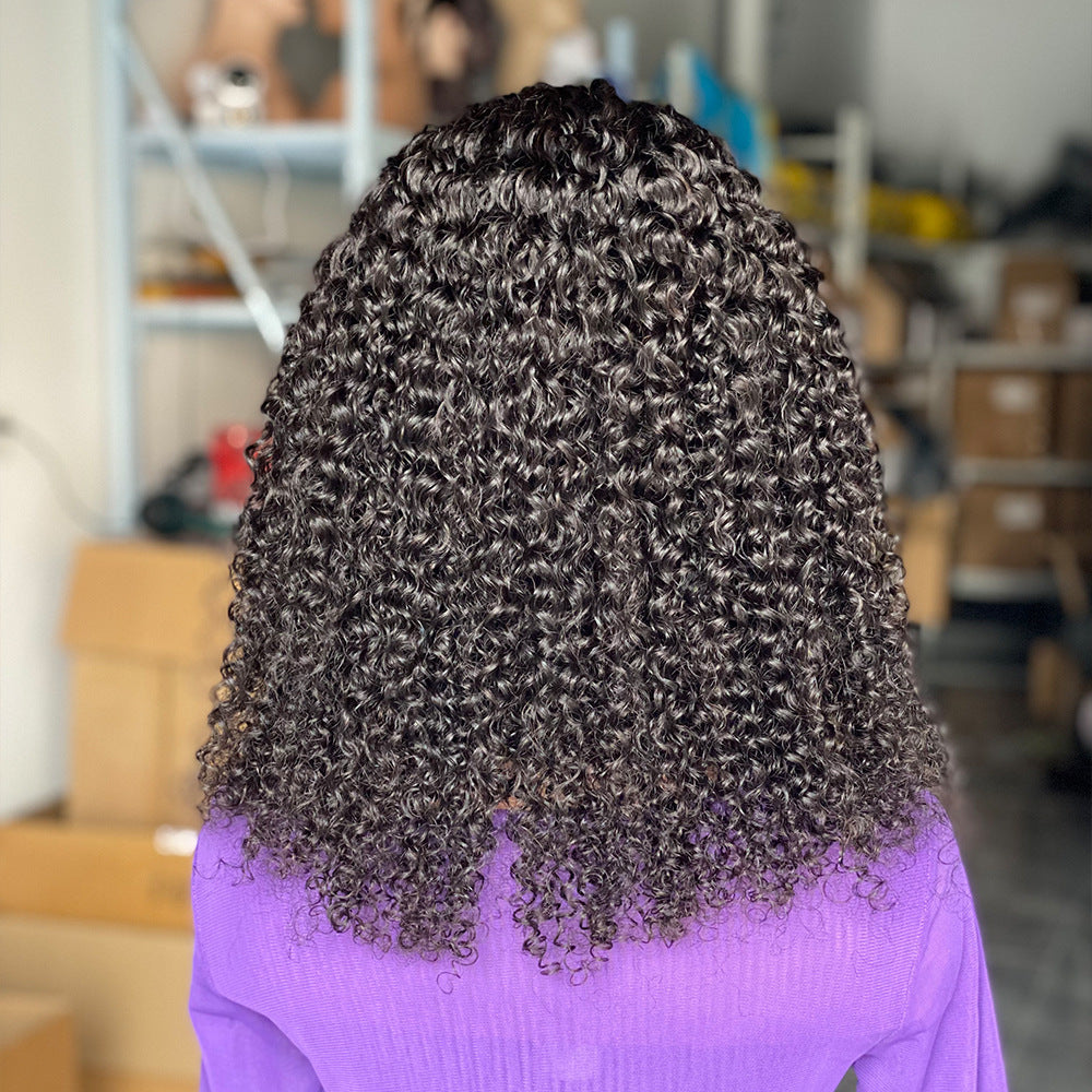 perucas cacheadas com faixa em cabelo humano