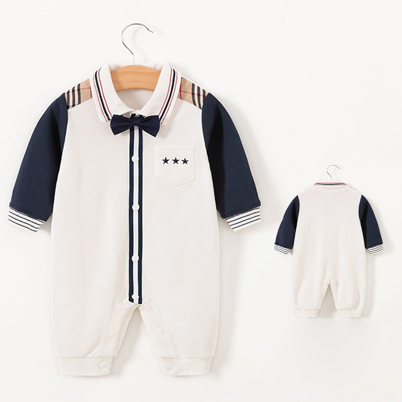 Body bébé manches longues style coréen en coton