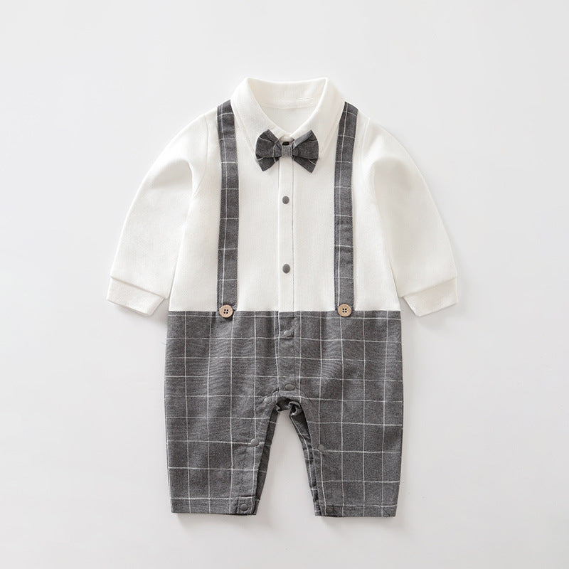 Body bébé manches longues style coréen en coton