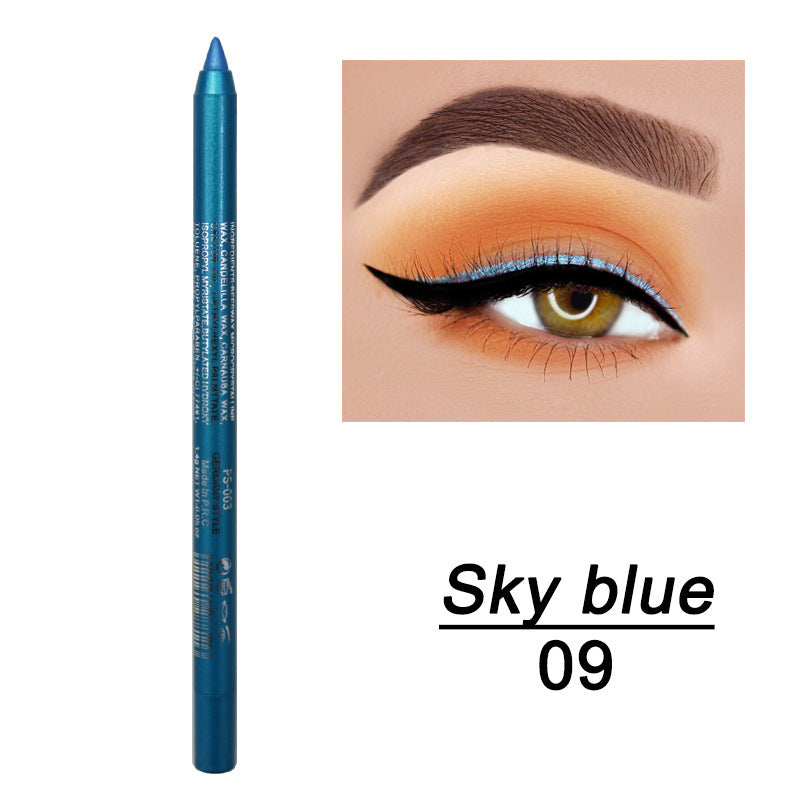 Eyeliner gel double usage waterproof – longue tenue, 14 couleurs