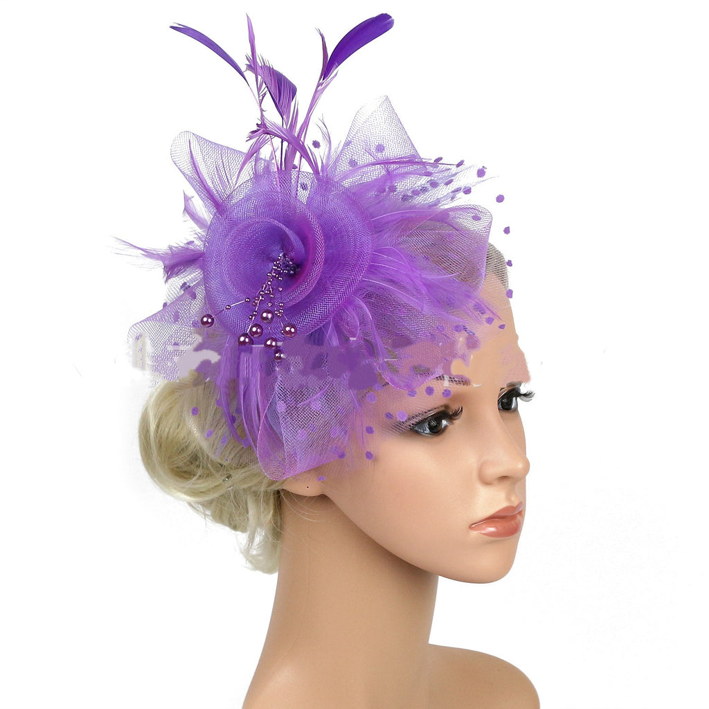 BANDEAU BILLYCOCK MAILLE MARIÉE – 35 COULEURS FLEURS FAIT MAIN