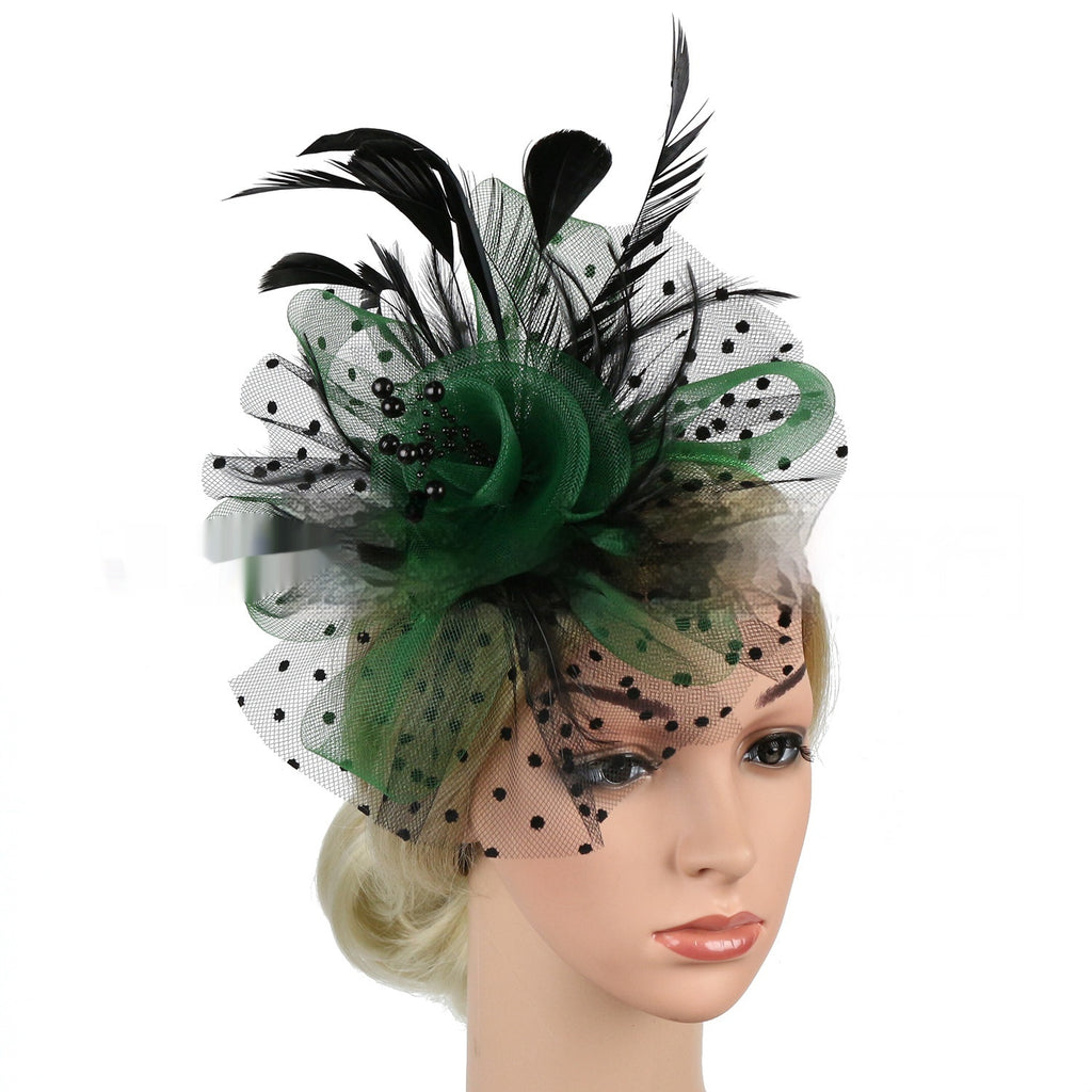 BANDEAU BILLYCOCK MAILLE MARIÉE – 35 COULEURS FLEURS FAIT MAIN