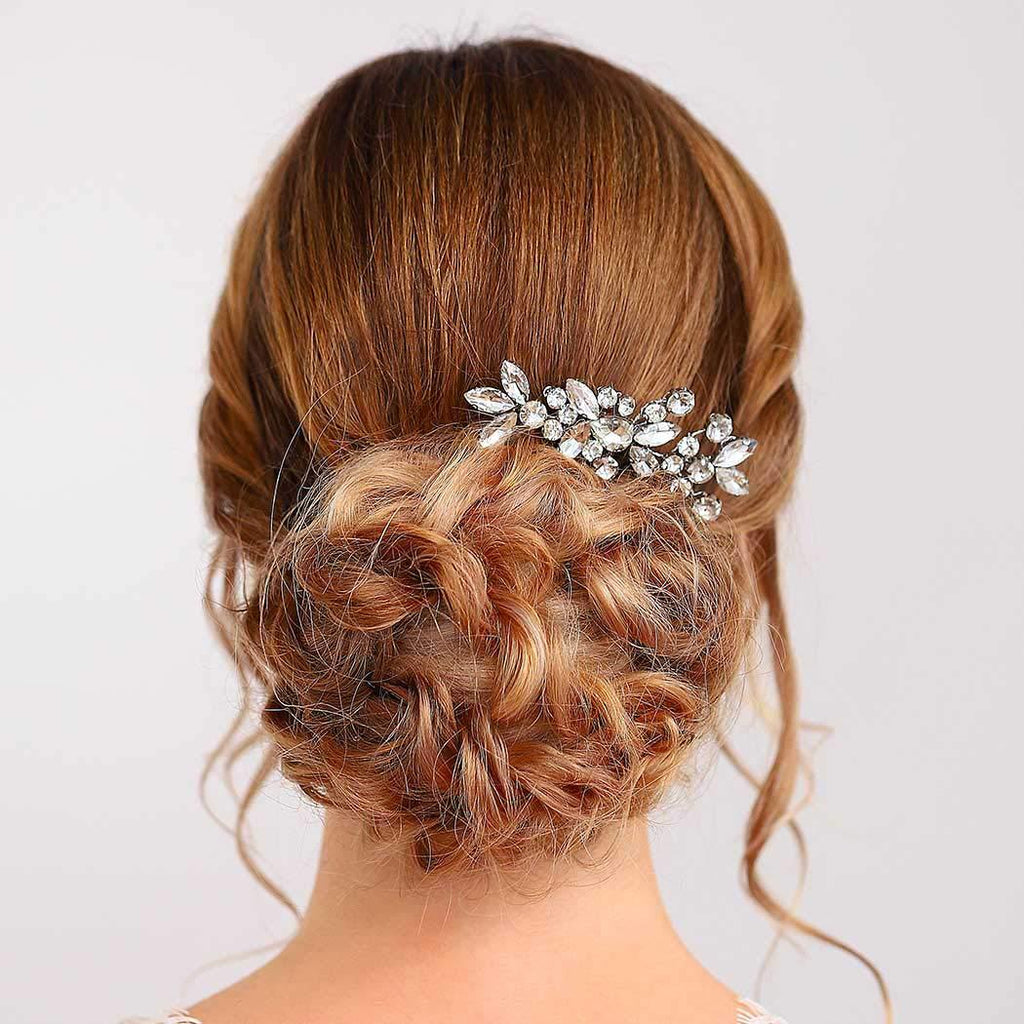 COIFFE DE MARIÉE FAITE MAIN – DESIGN 100% NOUVEAU OR/ARGENT