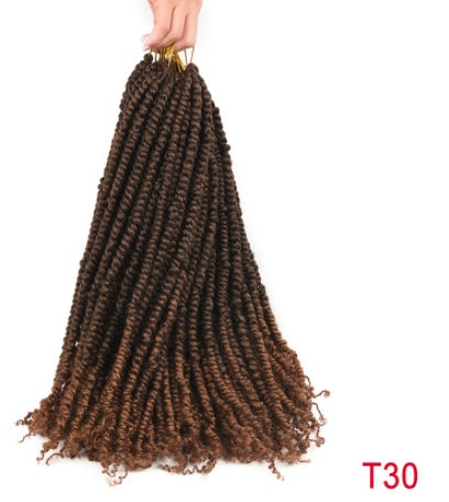 Tresses crochet passion twist TOMO africaines pré-torsadées effet dirty braids