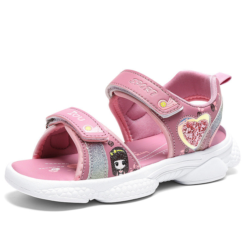 Baskets légères à semelle souple pour fille