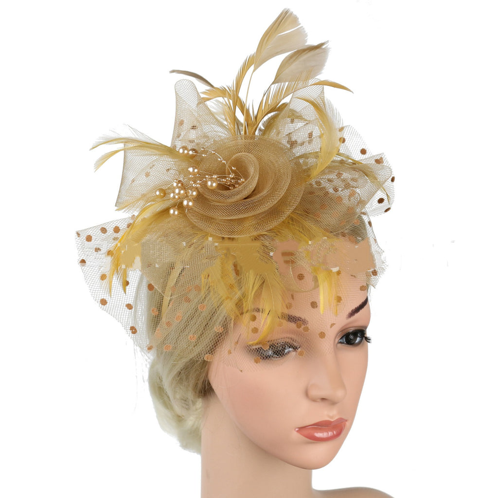 BANDEAU BILLYCOCK MAILLE MARIÉE – 35 COULEURS FLEURS FAIT MAIN