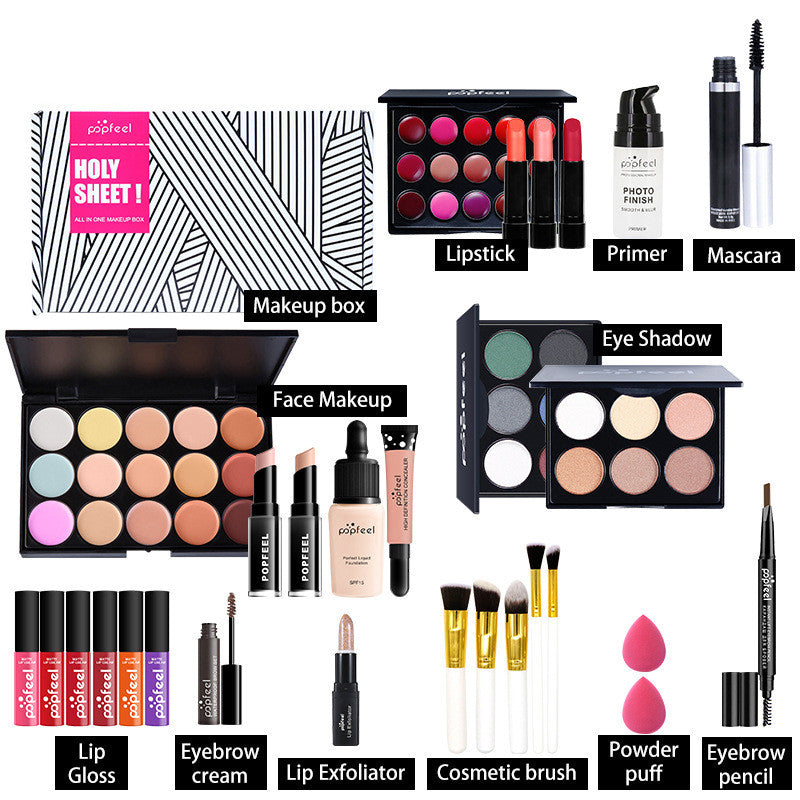 Kit maquillage débutant KIT011 – concealer eyeliner sourcil naturel 8+ couleurs