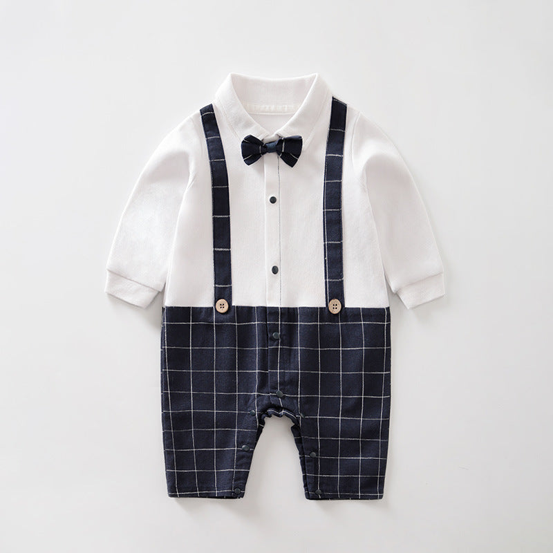 Body bébé manches longues style coréen en coton