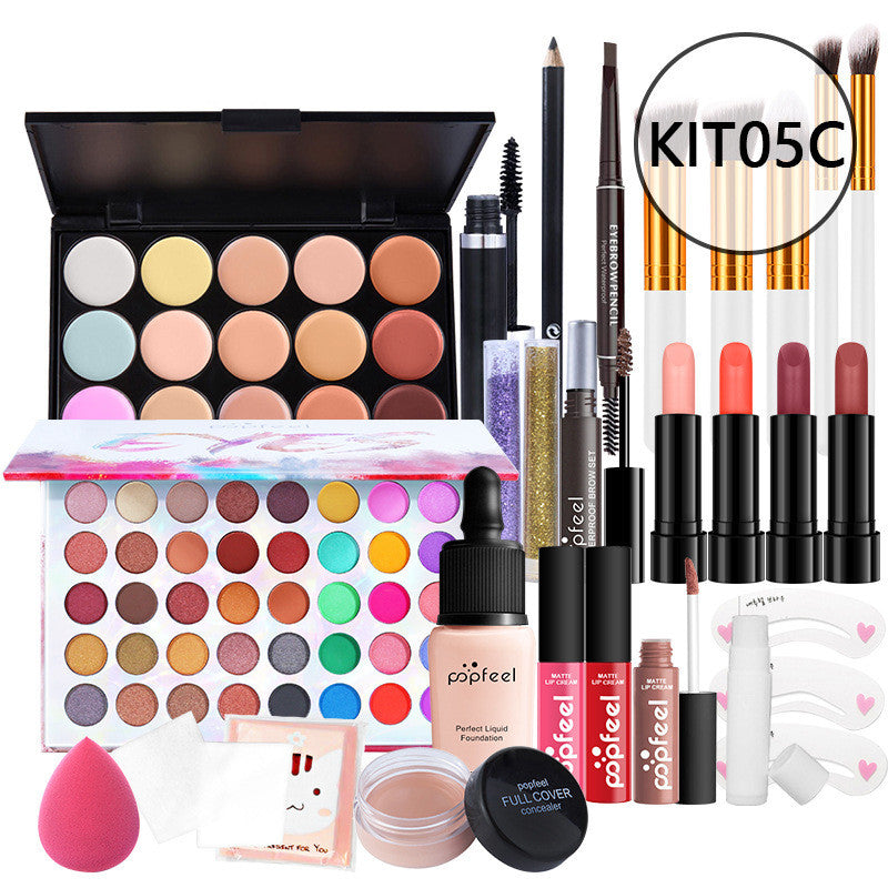 Kit maquillage débutant KIT011 – concealer eyeliner sourcil naturel 8+ couleurs