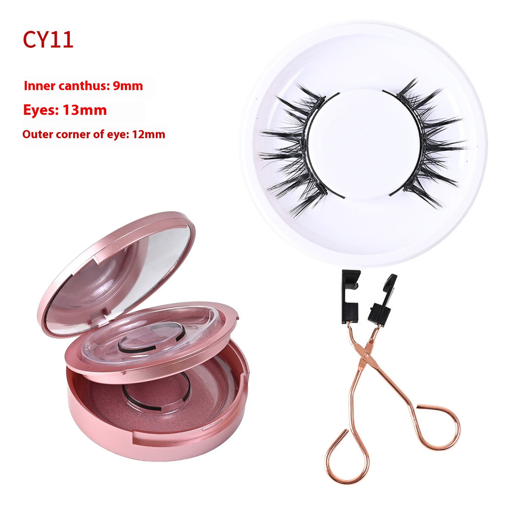 Trio of Magnetic False Eyelashes Without Glue – Natural, Long-Lasting, Reusable