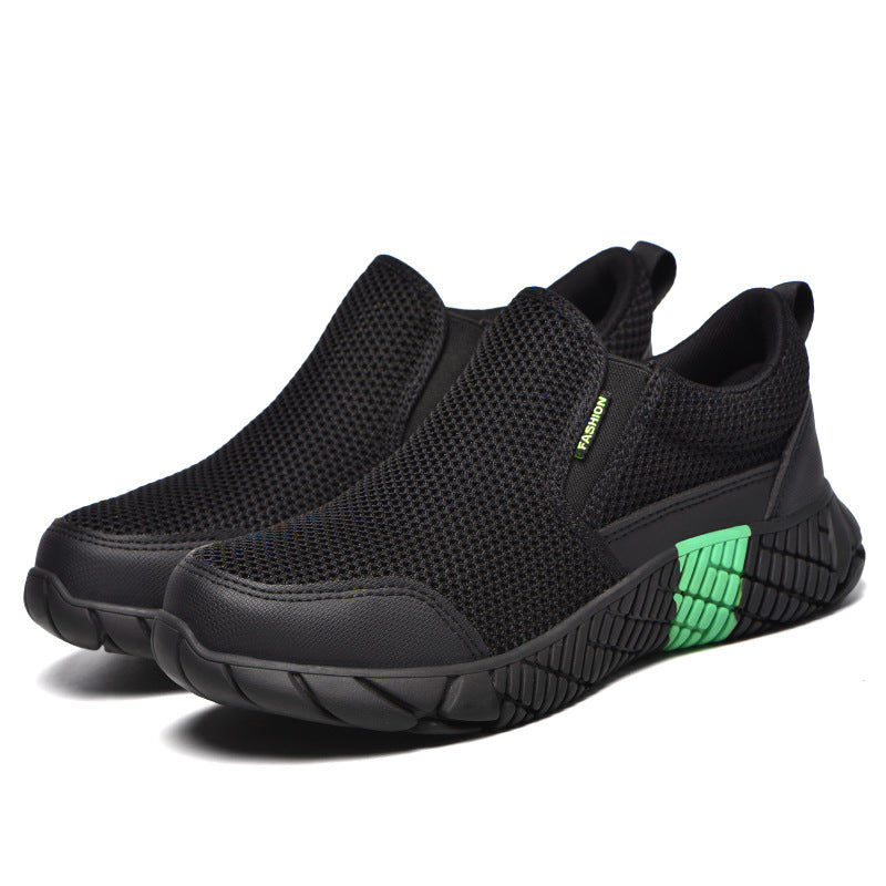 Chaussures de sécurité antiperforation homme – respirantes noires, tige basse