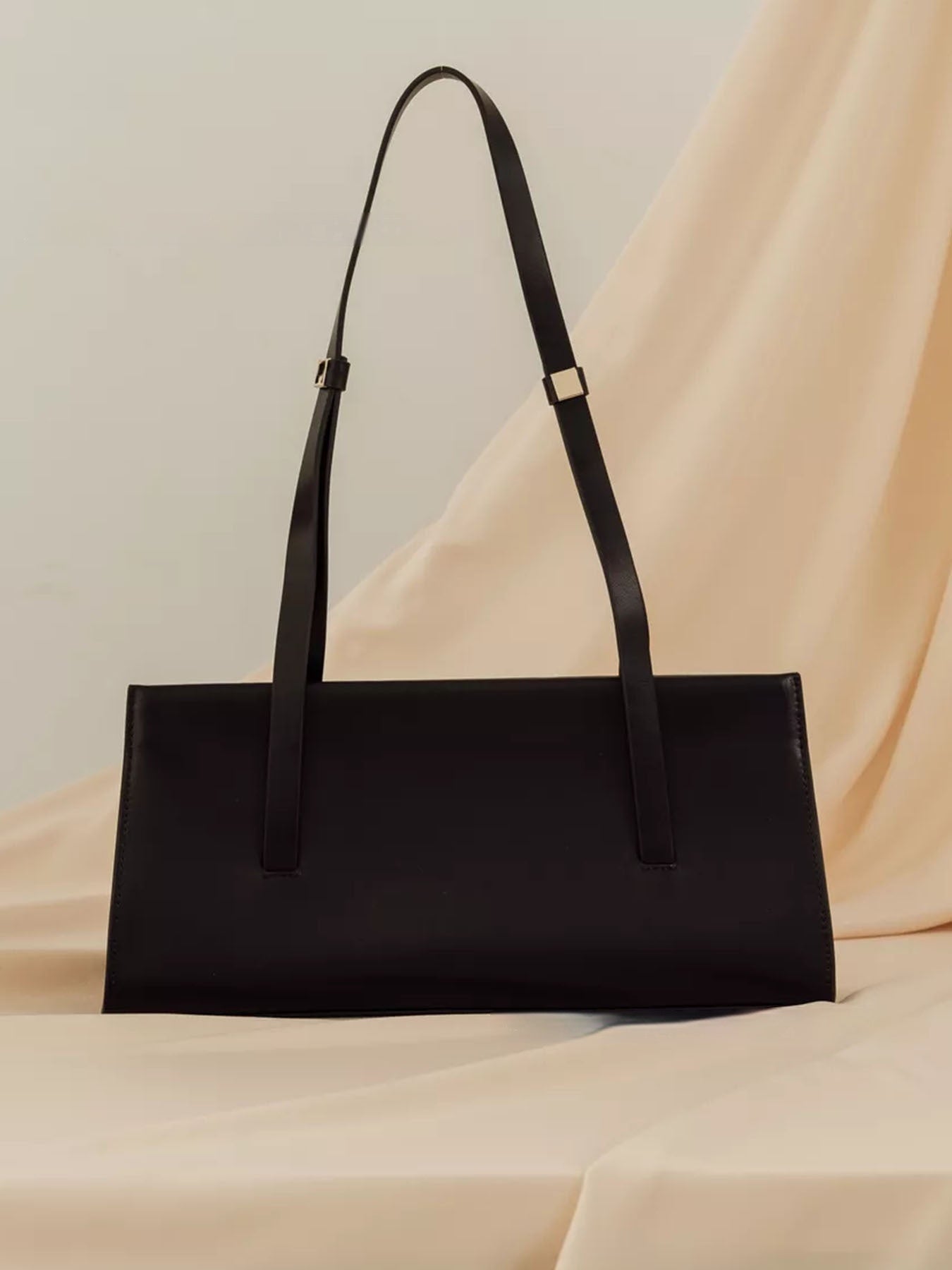 Sac bandoulière rétro chic uni de saison pour le travail