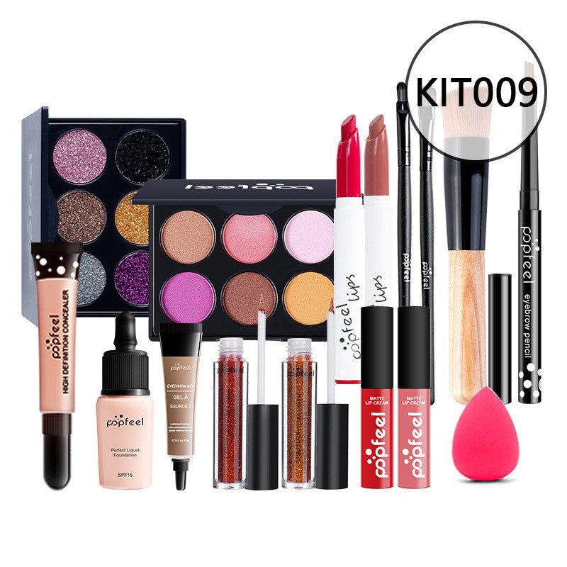 Kit maquillage débutant KIT011 – concealer eyeliner sourcil naturel 8+ couleurs