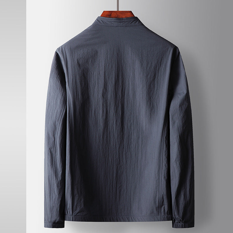 Veste light luxury business casual loose – bleu marine/gris-bleu/khaki