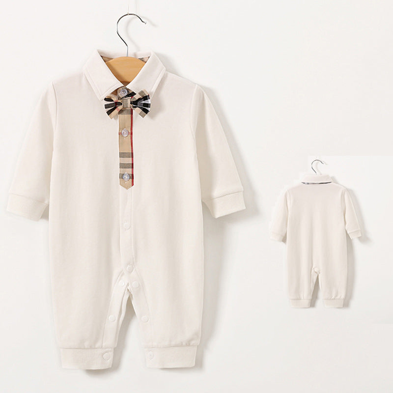 Body bébé manches longues style coréen en coton