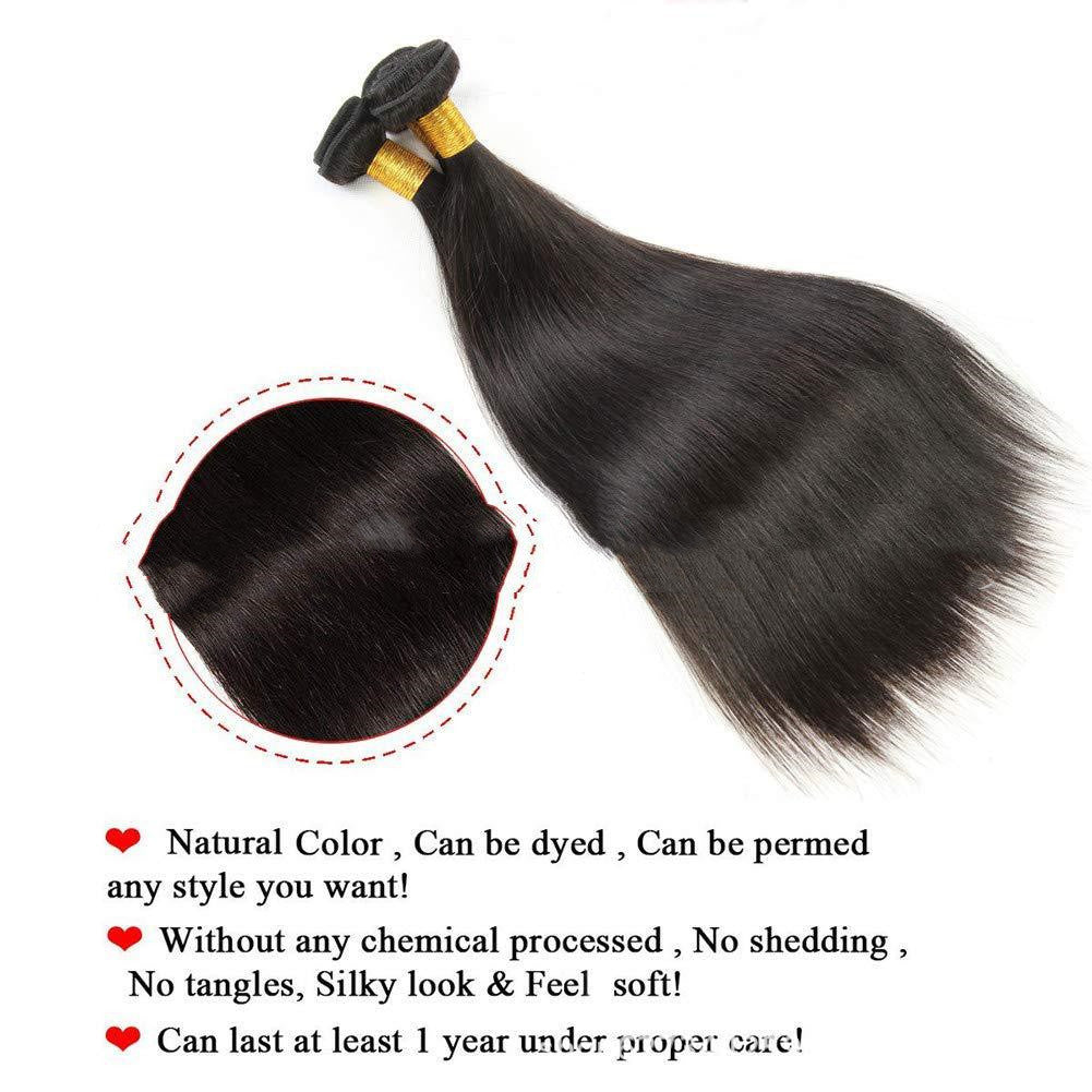 Extensions tissage cheveux humains noirs tissées main – longues 8-30 pouces