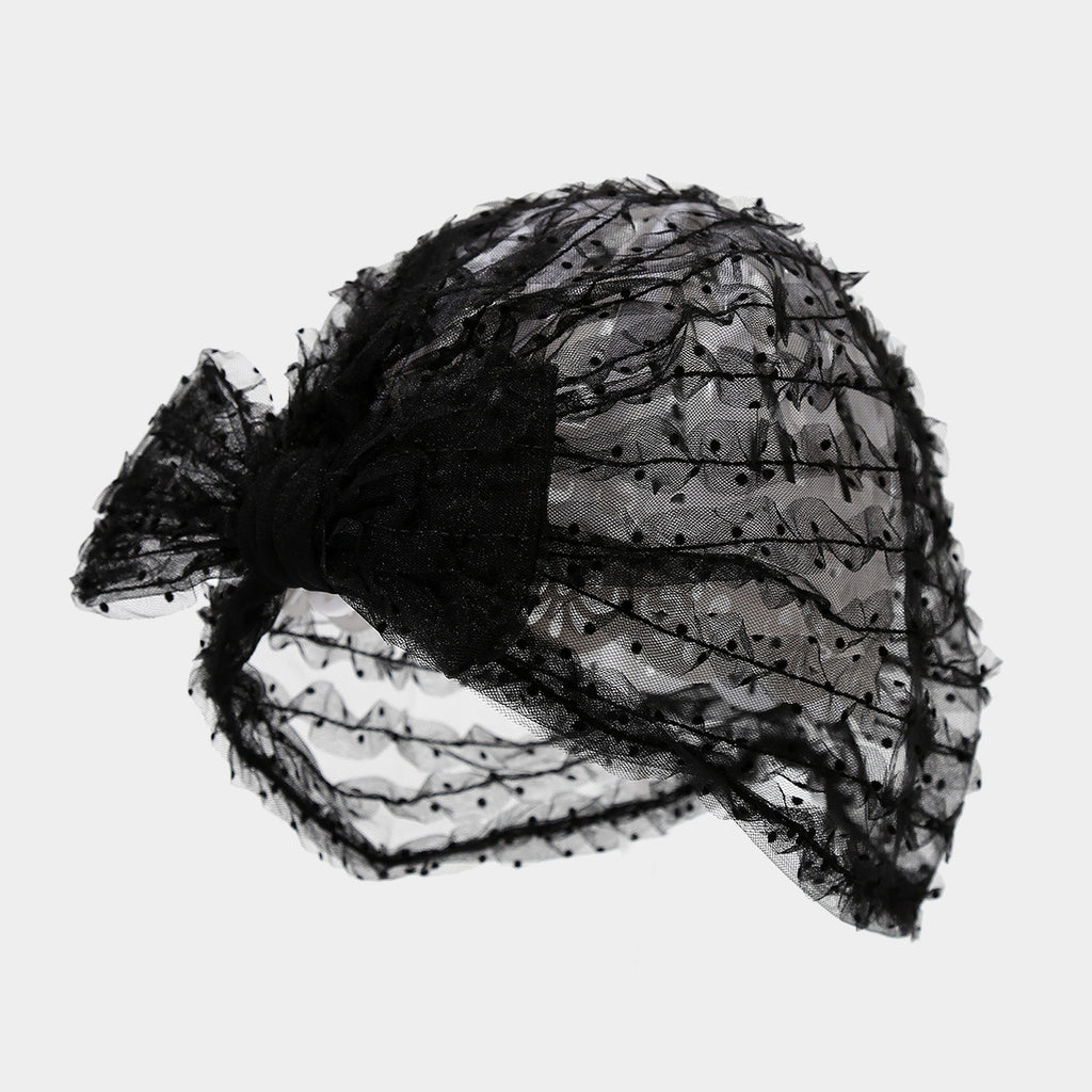 Bonnet respirant en maille pour cheveux gris, idéal pour les coiffures relevées de printemps