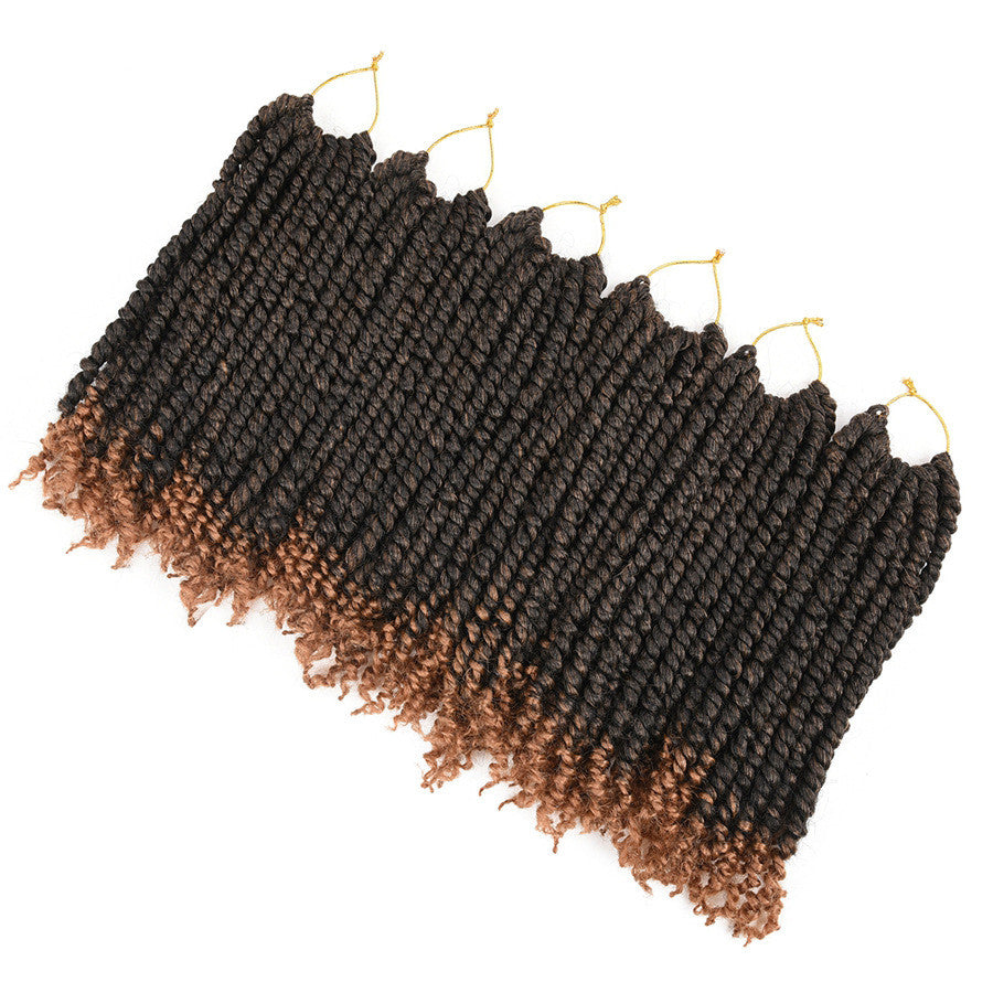 Tresses crochet passion twist TOMO africaines pré-torsadées effet dirty braids
