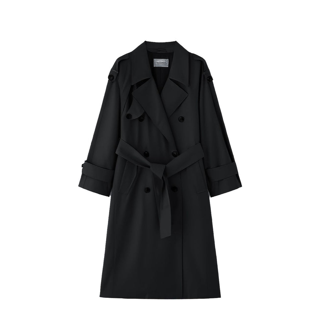 MANTEAU TRENCH PETITE STATURE CASUAL – LIGNE ALONGÉE CHIC ULTRA-COURT