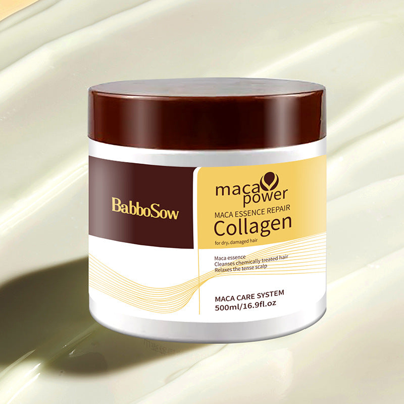 Mascarilla capilar con colágeno hidratante y nutritiva – tratamiento profundo reparador con aceites esenciales
