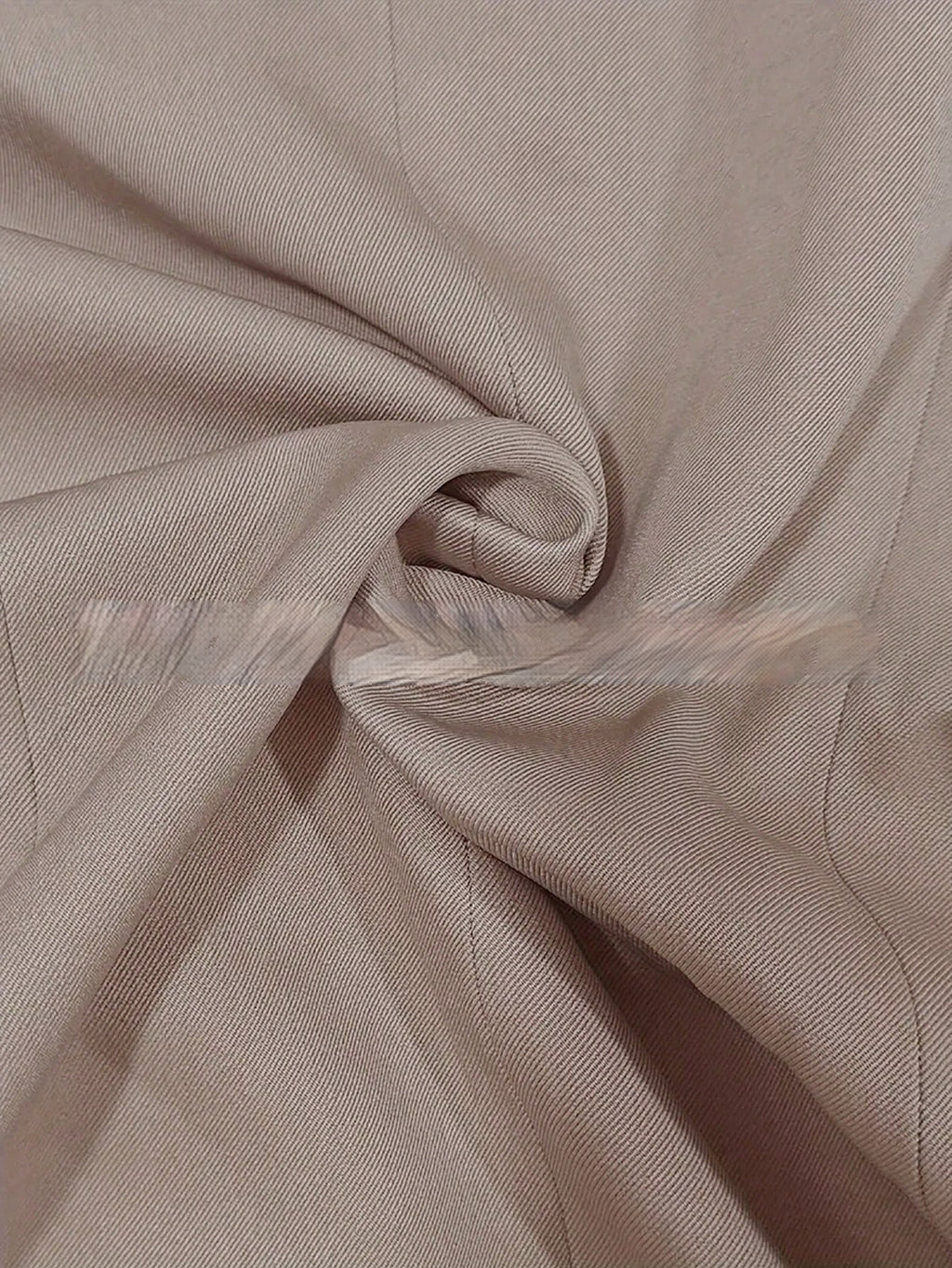 Elegant Women's Khaki Blazer – Chic Contrasting Buttons