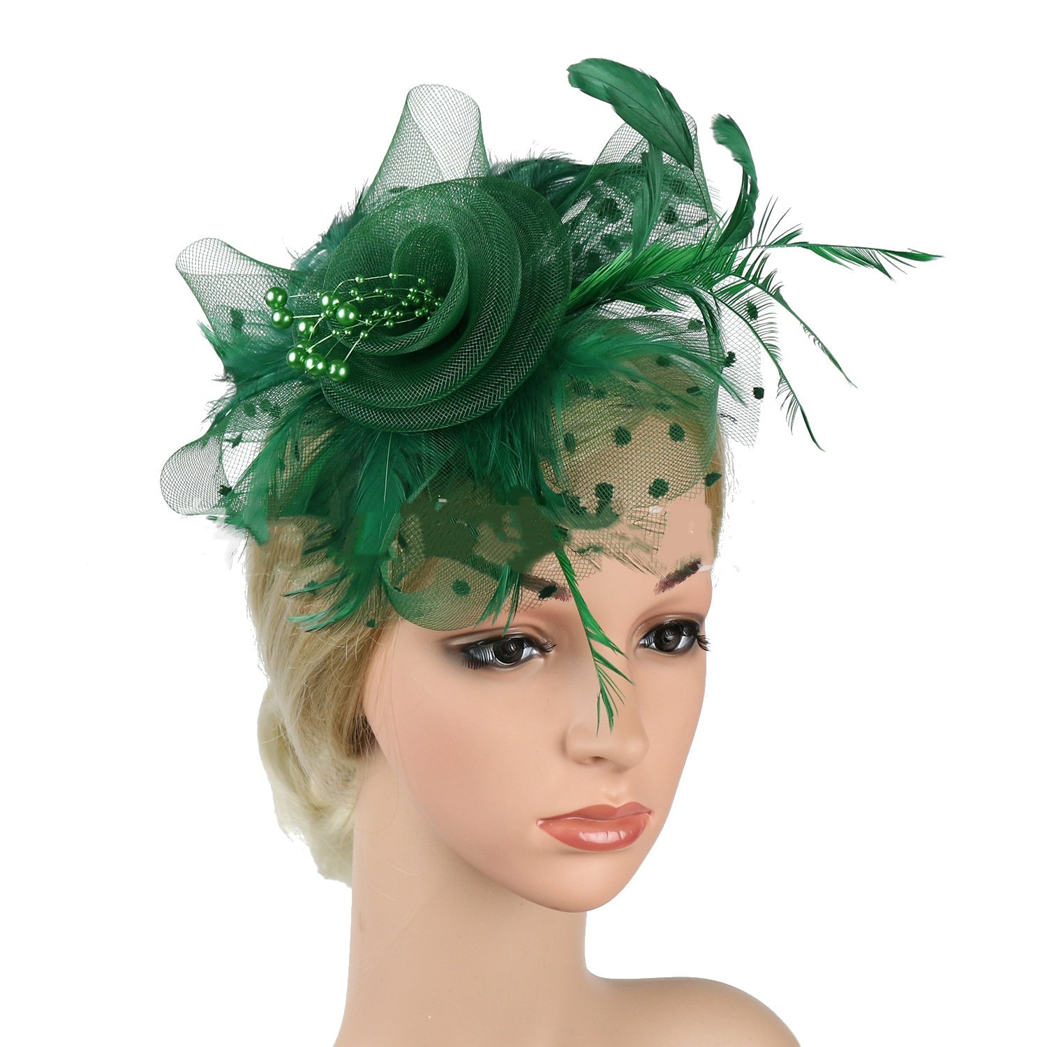 BANDEAU BILLYCOCK MAILLE MARIÉE – 35 COULEURS FLEURS FAIT MAIN