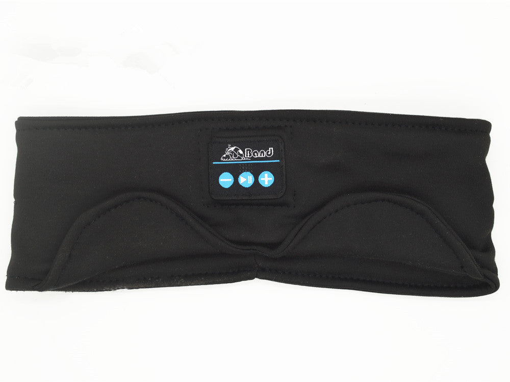 Bandeau Bluetooth de sommeil 2 en 1 – Masque de nuit avec écouteurs sans fil, noir et gris