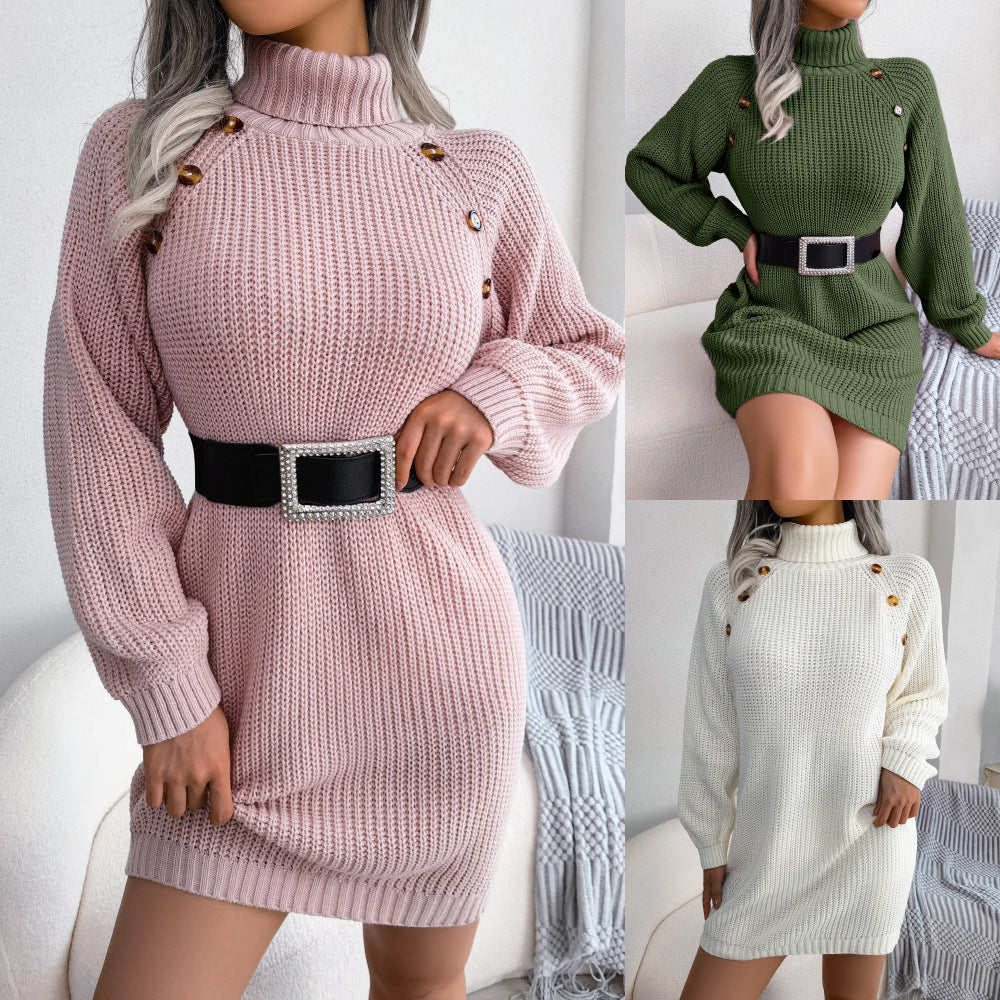 Abito Maglione Lungo Maniche Lunghe – Eleganza Invernale