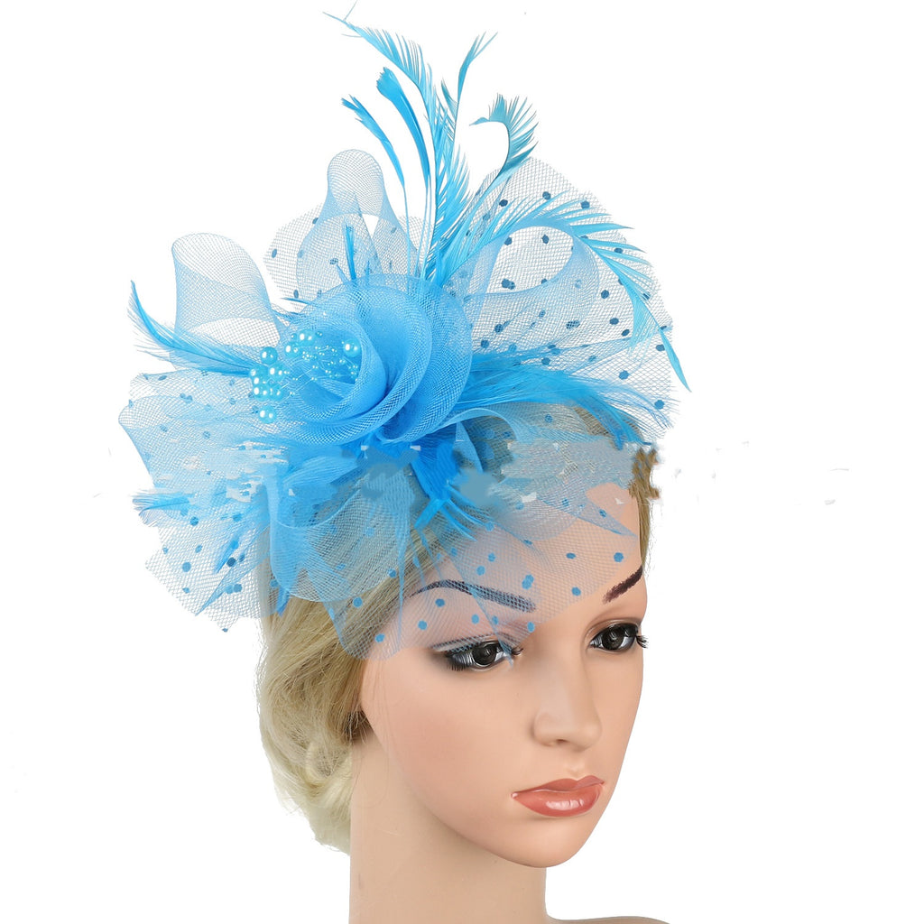 BANDEAU BILLYCOCK MAILLE MARIÉE – 35 COULEURS FLEURS FAIT MAIN