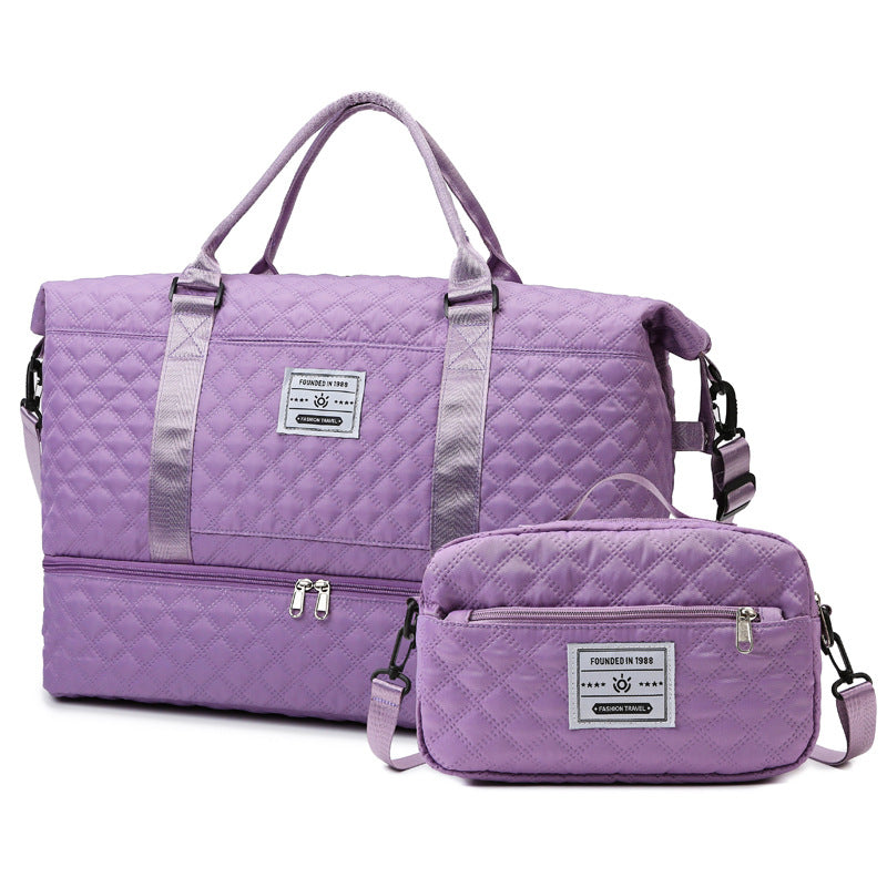 Sac yoga grande capacité matelassé brodé tissu Oxford – 20+ couleurs unisexe