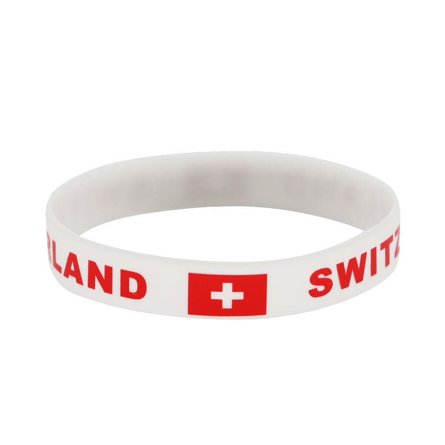 Bracelet drapeau silicone unisexe – accessoire sport 20 cm, style FIFA