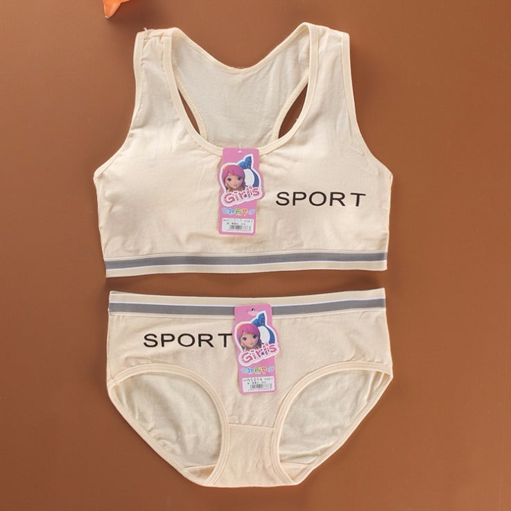 Ensemble lingerie femme sans armature vinylon fin – taille unique
