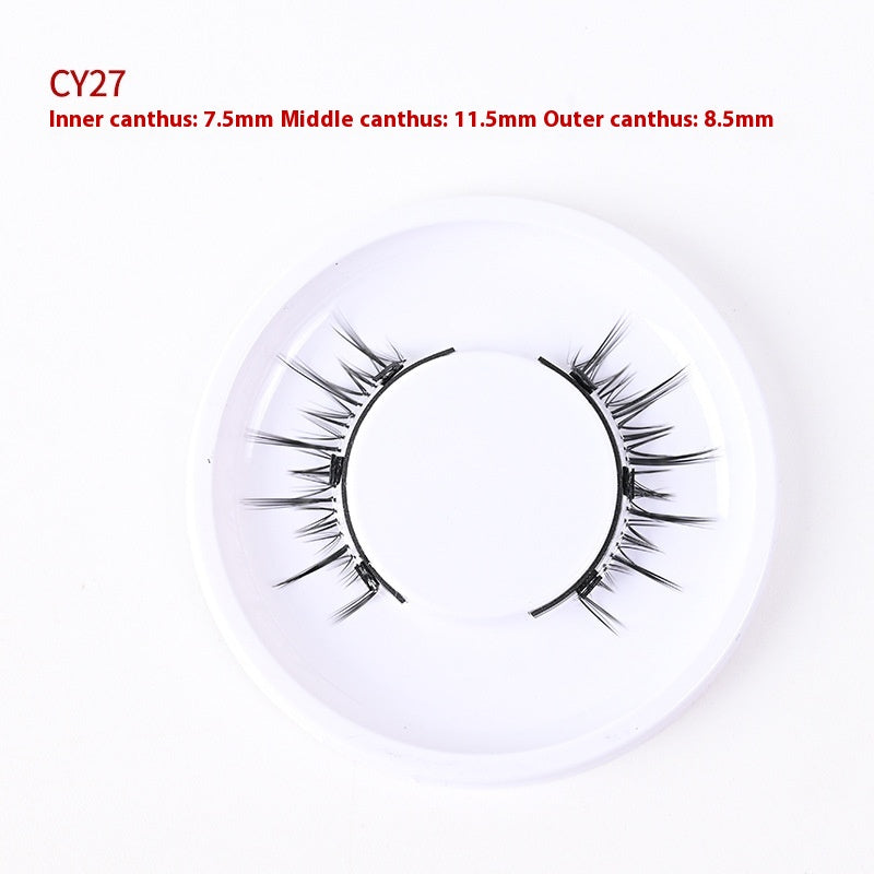 Trio of Magnetic False Eyelashes Without Glue – Natural, Long-Lasting, Reusable