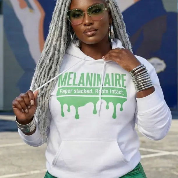 Sweat hoodie drop-shoulder taille européenne, style sport décontracté.