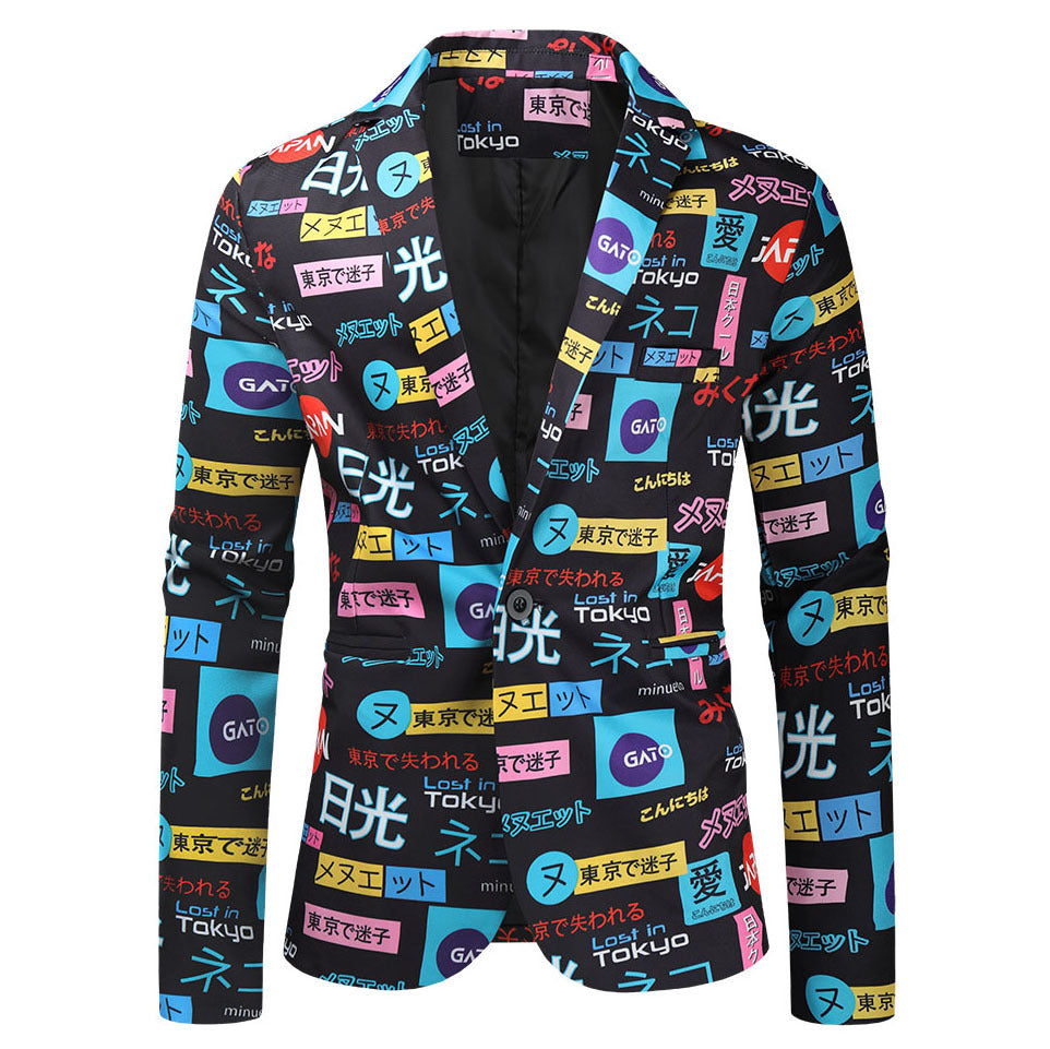 Veste costume casual slim fit poche patch 3D – 5 coloris tendance