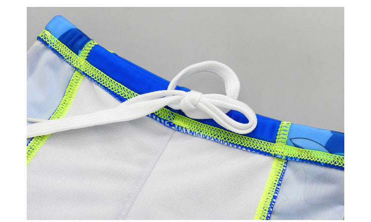 Maillot de bain anti-UV garçon requin bicolore polyester
