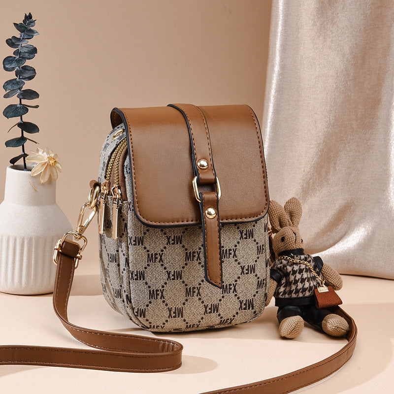 Sac messager rétro multifonction pour femme