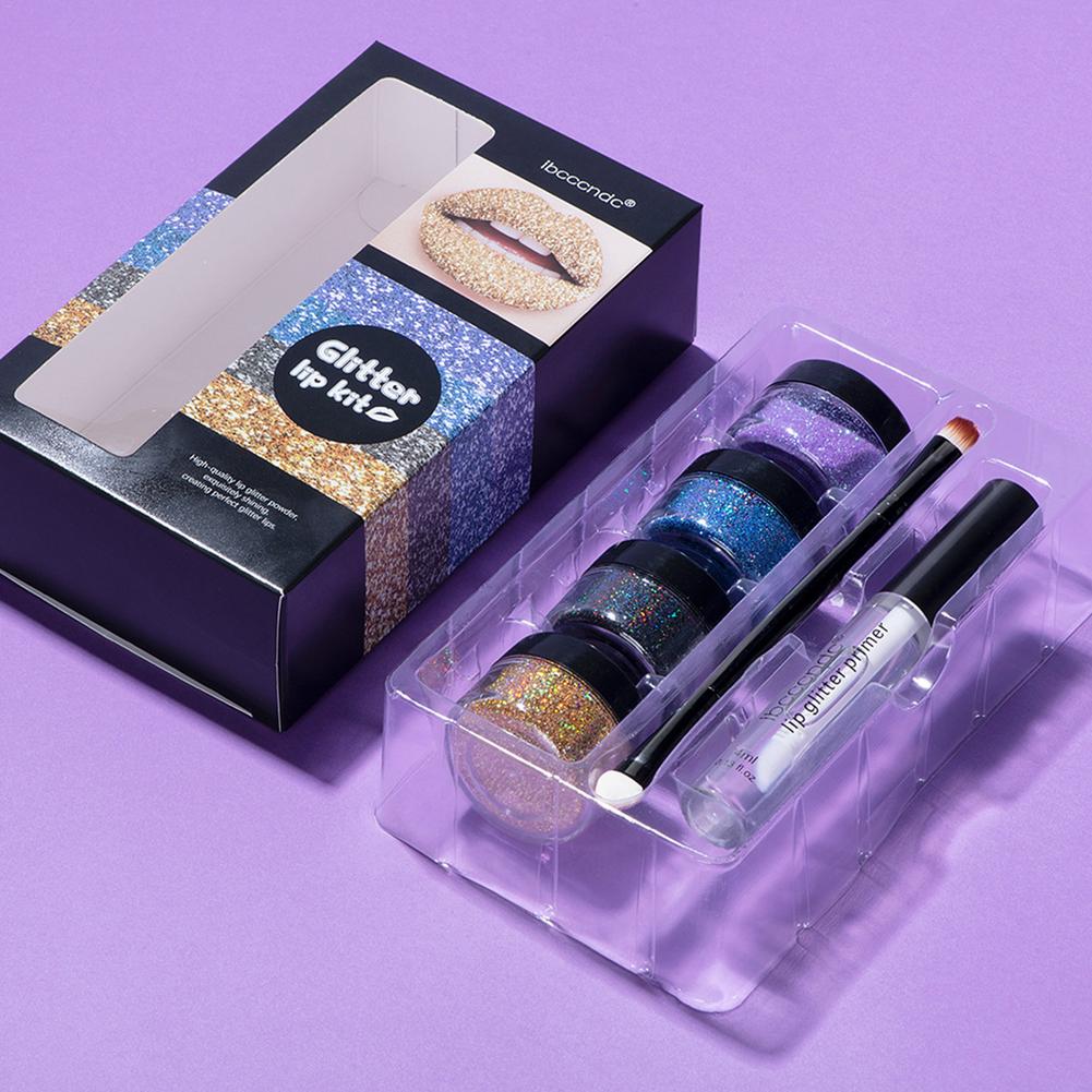 Coffret Gloss à Lèvres Pailleté – Éclat Précieux & Finition Haute Couture