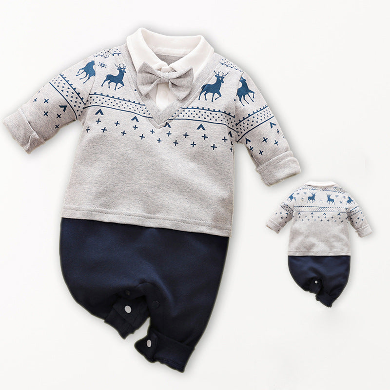 Body bébé manches longues style coréen en coton