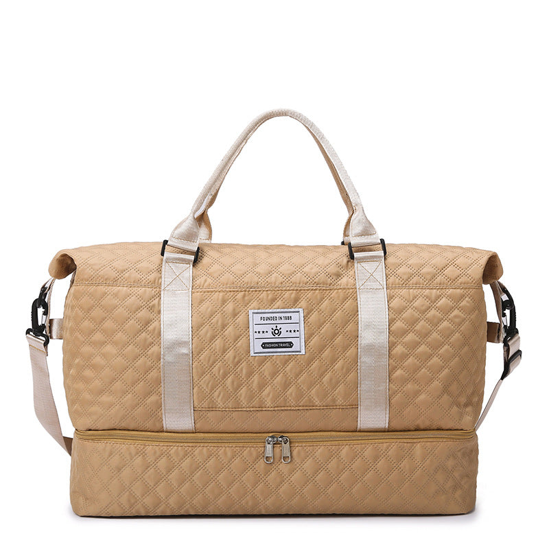 Sac yoga grande capacité matelassé brodé tissu Oxford – 20+ couleurs unisexe