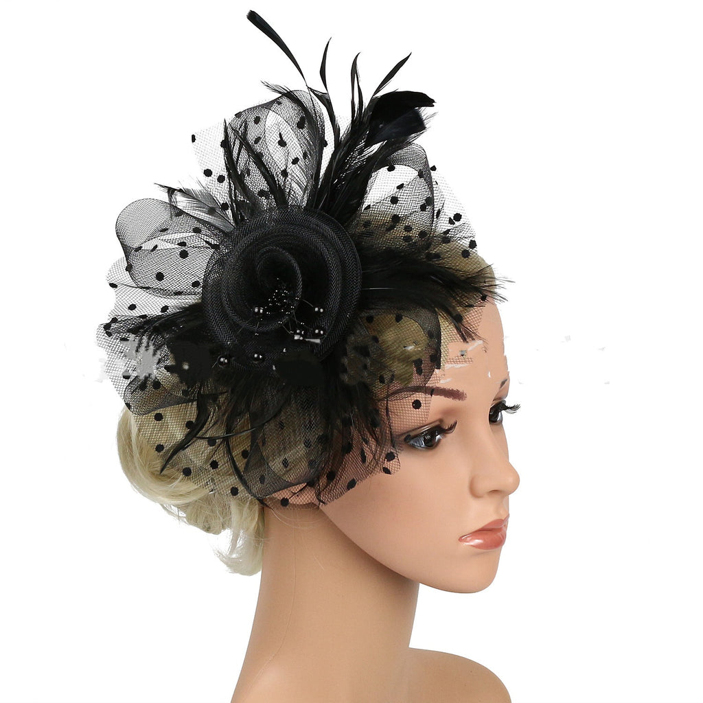 BANDEAU BILLYCOCK MAILLE MARIÉE – 35 COULEURS FLEURS FAIT MAIN