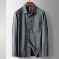 Veste col revers printemps été homme – bleu marine/gris-bleu/khaki