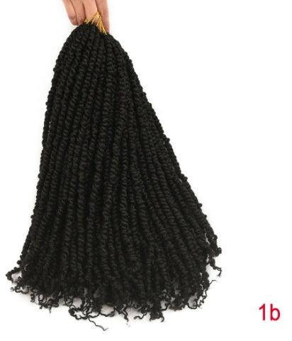 Tresses crochet passion twist TOMO africaines pré-torsadées effet dirty braids