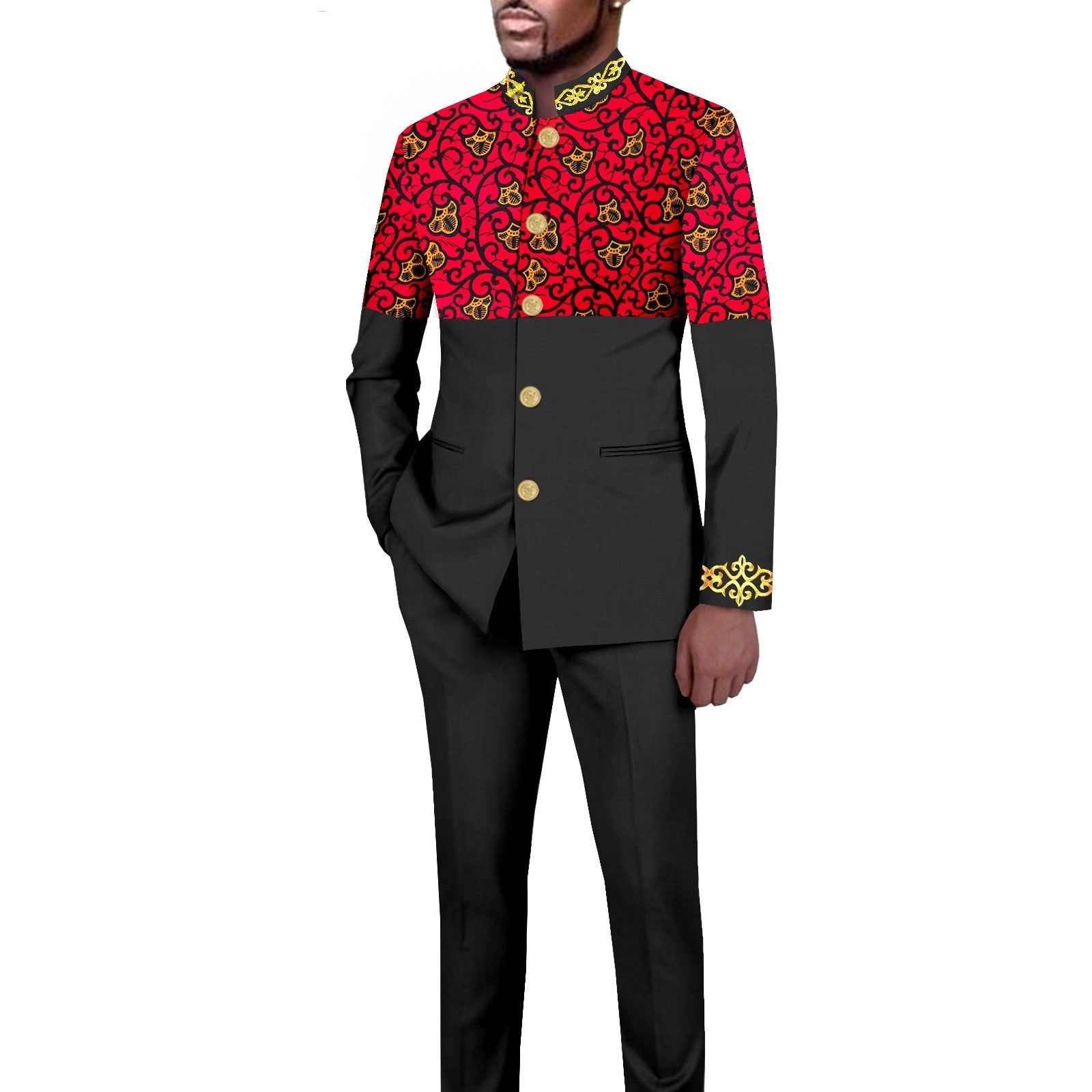 Ensemble blazer imprimé slim fit casual – 18 motifs exclusifs mi-saison