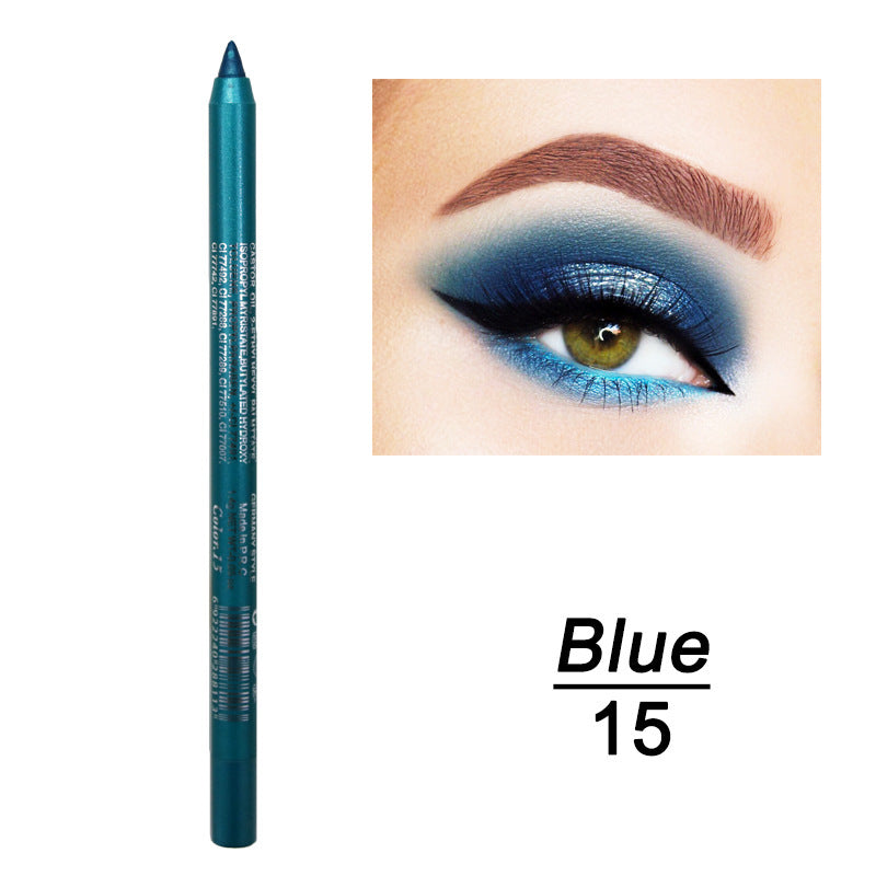 Eyeliner gel double usage waterproof – longue tenue, 14 couleurs